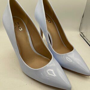 ✨ Mix No. 6 Light Blue/Lilac  Patent Stiletto Pumps – Size 7.5M ✨